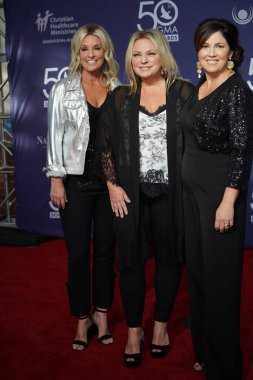 15 Ekim 2019 'da Nashville, Tennessee' deki Linbscome Üniversitesi 'nde verilen 50. GMA Dove Ödülleri sırasında kırmızı halı. 