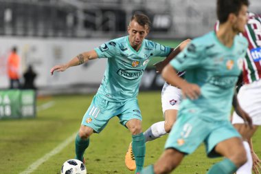 Fluminense, Florida Kupası 'nda 15 Ocak 2018' de Orlando Florida 'da oynanan Spektrum Stadyumu' nda Barcelona SC 'ye karşı..