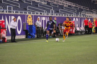 Orlando City SC, 29 Haziran 2016 'da Orlando Florida' daki Kamp Dünyası Stadyumu 'nda Fort Lauderdale Strikers' a ev sahipliği yaptı..