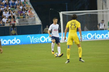 Paris Saint-Germain, Tottenham Hotspur 'a karşı 22 Temmuz 2017' de Orlando Florida 'daki Citrus Bowl' da.  