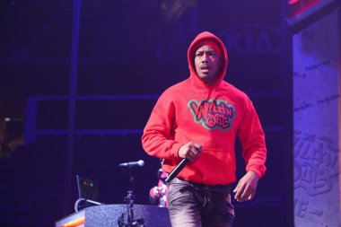 MTV Wild n Out Tour sunucusu Nick Cannon 5 Mart 2020 Perşembe günü Orlando Florida 'daki Amway Center' da