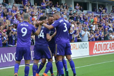 Orlando City, 31 Mart 2018 'de Orlando Florida' daki Exploria Stadyumu 'nda New York Red Bulls' a ev sahipliği yaptı..  
