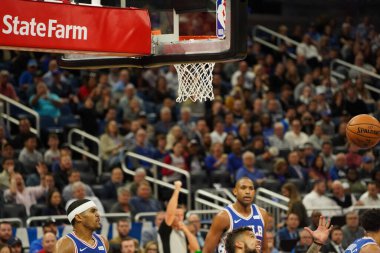 Orlando Magic, Philadelphia 76ers 'ı 13 Kasım 2019 Çarşamba günü Amway Center' da ağırlamaktadır. Fotoğraf: Marty Jean-Louis