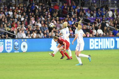 ABD, 7 Mart 2018 tarihinde Orlando City Stadyumu 'ndaki SheBelives Kupası' nda İngiltere ile karşı karşıya geldi..  