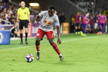 Orlando City 21 Temmuz 2019 tarihinde Florida, Orlando 'da Exploria Stadyumu' nda New York Red Bulls 'a ev sahipliği yaptı..