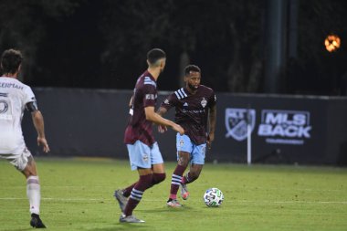 Real Salt Lake, 12 Temmuz 2020 'de Orlando Florida' da düzenlenen MLS Sırt Turnuvası sırasında Colorado Rapids ile karşı karşıya.