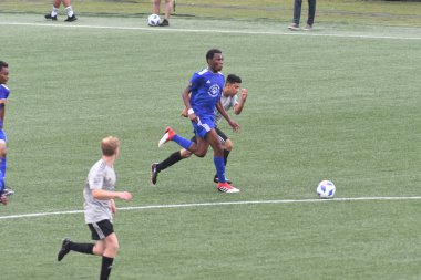 Atlanta United sunucusu Tigres & MLS Homegrown takımları 31 Temmuz 2018 'de Atlanta, Georgia' da düzenlenen MLS All Star haftasında. Fotoğraf: Marty Jean-Louis
