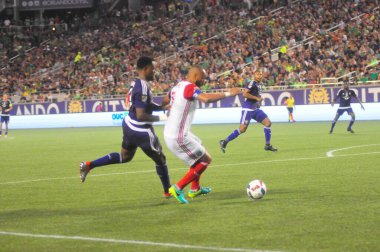 Orlando City SC, 18 Haziran 2016 'da Orlando Florida' daki Camp World Stadyumu 'nda San Jose Depremleri' ne ev sahipliği yaptı..