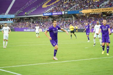 Orlando City SC, 19 Haziran 2019 Çarşamba günü Orlando 'daki Exploria Stadyumu' nda düzenlenen ABD Açık Kupası sırasında New England Devrimi 'ne ev sahipliği yaptı. 