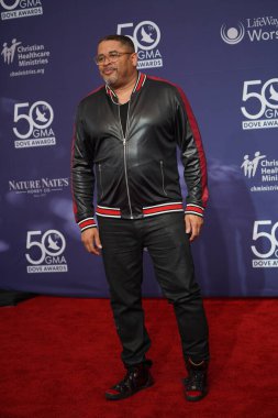 15 Ekim 2019 'da Nashville, Tennessee' deki Linbscome Üniversitesi 'nde verilen 50. GMA Dove Ödülleri sırasında kırmızı halı. 