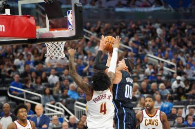Orlando Magic, Orlando, Florida 'daki sezon açılışında Cleveland Cavaliers' ı Amway Center 'da ağırlıyor..