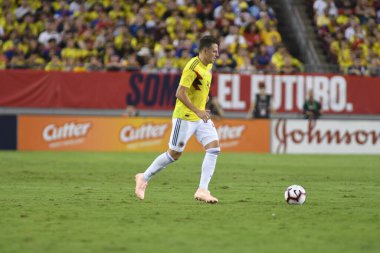 ABD Kolombiya 'ya karşı Raymond James Stadyumu, Tampa Florida' da 11 Ekim 2018 'de. Fotoğraf: Marty Jean-Louis