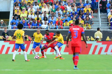 Brezilya, 8 Haziran 2016 tarihinde Orlando Florida 'daki Copa America Centenario' da Haiti ile karşılaştı..