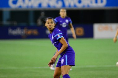 Orlando Pride sunucusu Houston Dash 23 Haziran 2016 'da Orlando Florida' daki Dünya Kampı Stadyumu 'nda..