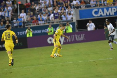 Paris Saint-Germain, Tottenham Hotspur 'a karşı 22 Temmuz 2017' de Orlando Florida 'daki Citrus Bowl' da.  