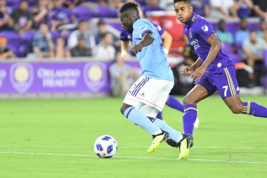 Orlando City 26 Temmuz 2018 'de Florida Exploria Stadyumu' nda NYC FC 'ye ev sahipliği yaptı. Fotoğraf: Marty Jean-Louis