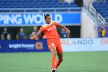 Orlando Pride sunucusu Houston Dash 23 Haziran 2016 'da Orlando Florida' daki Dünya Kampı Stadyumu 'nda..