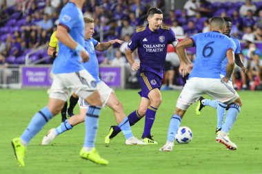 Orlando City 26 Temmuz 2018 'de Florida Exploria Stadyumu' nda NYC FC 'ye ev sahipliği yaptı. Fotoğraf: Marty Jean-Louis