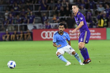 Orlando City 26 Temmuz 2018 'de Florida Exploria Stadyumu' nda NYC FC 'ye ev sahipliği yaptı. Fotoğraf: Marty Jean-Louis