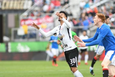 13 Ocak 2018 'de Orlando Florida' daki Spektrum Stadyumu 'nda düzenlenen Florida Kupası' nda Korucular Corinthianlara karşı..