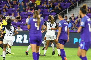 Orlando Pride, 23 Mayıs 2018 'de Orlando Florida' daki Exploria Stadyumu 'nda Kuzey Carolina Cesareti' ne ev sahipliği yapmaktadır..  
