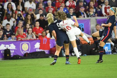 5 Mart 2020 'de Orlando Florida' daki Exploria Stadyumu 'nda düzenlenen 2020 SheBelieves Kupası' nda ABD - İngiltere Karşılaşması 