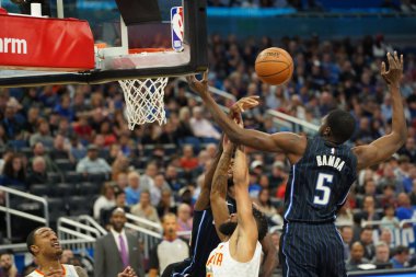 Orlando Magic 30 Aralık 2019 tarihinde Orlando, Florida 'daki Amway Center' da Atlanta Hawks 'a ev sahipliği yaptı.