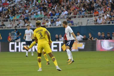 Paris Saint-Germain, Tottenham Hotspur 'a karşı 22 Temmuz 2017' de Orlando Florida 'daki Citrus Bowl' da. 