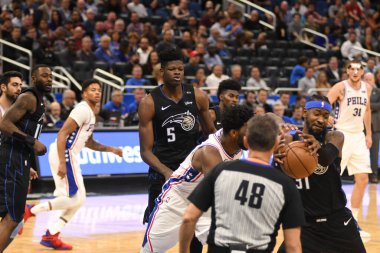 Orlando Magic, Philadelphia 76ers 'ı 14 Kasım 2018' de Orlando Florida 'daki Amway Center' da ağırlıyor..