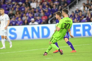 Orlando City 20 Şubat 2019 Çarşamba günü Orlando Fl 'daki Orlando City Stadyumu' nda New England 'a ev sahipliği yaptı. 