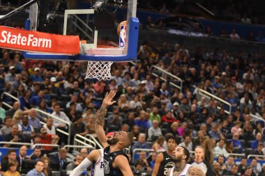 Orlando Magic, Philadelphia 76ers 'ı 25 Mart 2019' da Orlando Florida 'daki Amway Arena' da ağırlıyor..