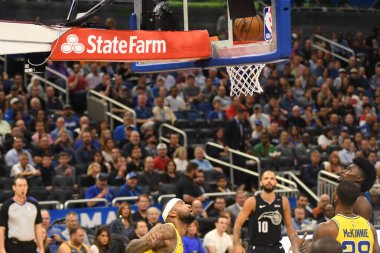 Orlando Magic, 28 Şubat 2019 Perşembe günü Orlando Florida 'daki Amway Center' da Golden State Warriors 'a ev sahipliği yaptı.. 