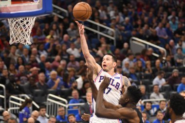 Orlando Magic, Philadelphia 76ers 'ı 14 Kasım 2018' de Orlando Florida 'daki Amway Center' da ağırlıyor..