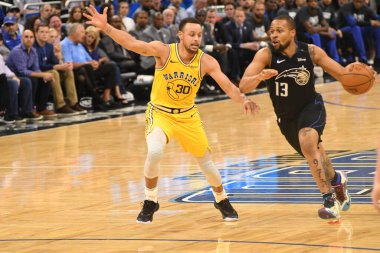 Orlando Magic, 28 Şubat 2019 Perşembe günü Orlando Florida 'daki Amway Center' da Golden State Warriors 'a ev sahipliği yaptı.. 