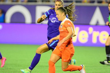 Orlando Pride sunucusu Houston Dash 23 Haziran 2016 'da Orlando Florida' daki Dünya Kampı Stadyumu 'nda..