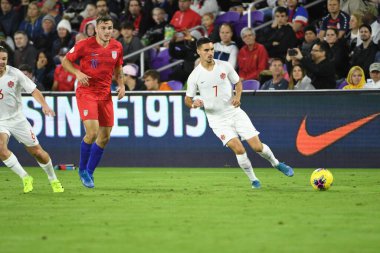 Amerikan Futbol Takımı 15 Kasım 2019 Cuma günü Orlando Florida 'daki Exploria Stadyumu' nda oynanan Concacaf Uluslar Ligi karşılaşmasında Kanada 'ya ev sahipliği yapmaktadır.