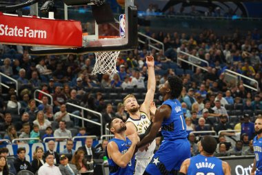 Orlando Magic 10 Kasım 2019 'da Indiana Pacers' ı Amway Center 'da ağırlıyor. Fotoğraf: Marty Jean-Louis