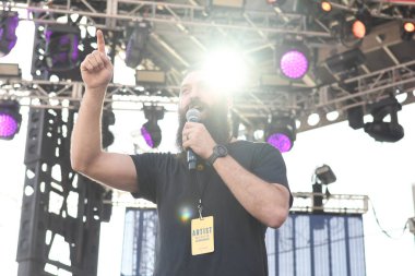 23 Şubat 2019 'da Orlando Florida' daki Dünya Kampı Stadyumunda Hristiyan Uyanışı. 