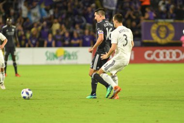 Orlando City 21 Nisan 2018 'de Orlando Florida' daki Exploria Stadyumu 'nda San Jose depremlerine ev sahipliği yaptı..  