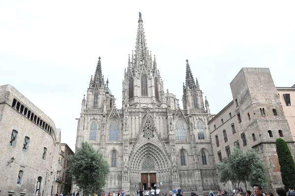 Kilátás Templom Expiatori Szent Család Barcelona — Stock Fotó