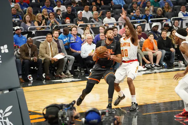 Orlando Magic Empfangen Montag Den Februar 2020 Die Atlanta Hawks — Stockfoto