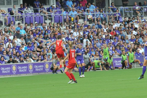 Orlando Pride Fue Anfitrión Los Portland Thorns Orlando City Stadium — Foto de Stock