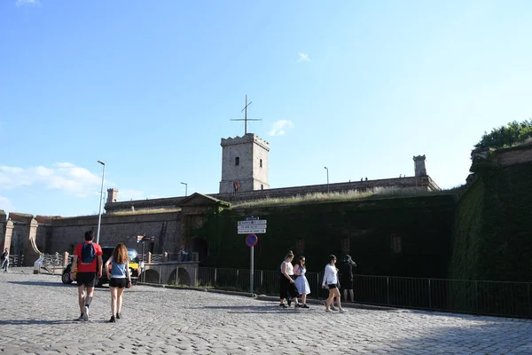 Veduta Delle Antiche Mura Della Fortezza — Foto Stock