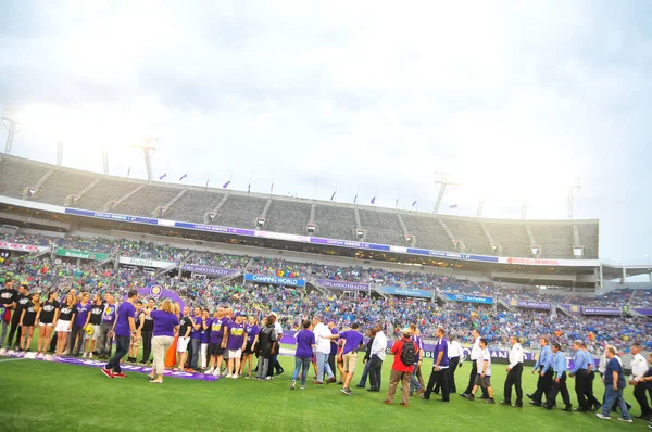 Orlando City Hostit San Jose Zemětřesení Camping World Stadium Orlando — Stock fotografie