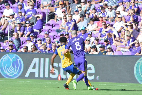 Orlando City Φιλοξενεί Colorado Rapids Στο Orlando City Stadium Στο — Φωτογραφία Αρχείου