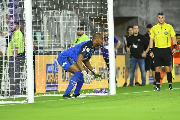 Florida Cup 2020 Palmeiras Atlético Nacional Jogo Estádio Exploria Orlando — Fotografia de Stock