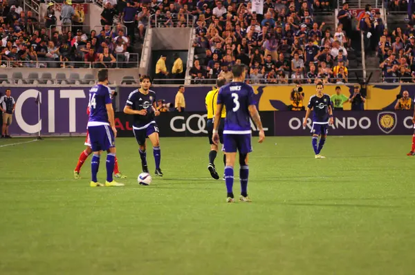 Orlando City Anfitrión Galaxy Camping World Stadium Orlando Florida Mayo —  Fotos de Stock