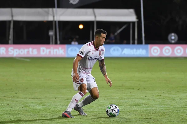 Real Salt Lake, 12 Temmuz 2020 'de Orlando Florida' da düzenlenen MLS Sırt Turnuvası sırasında Colorado Rapids ile karşı karşıya.