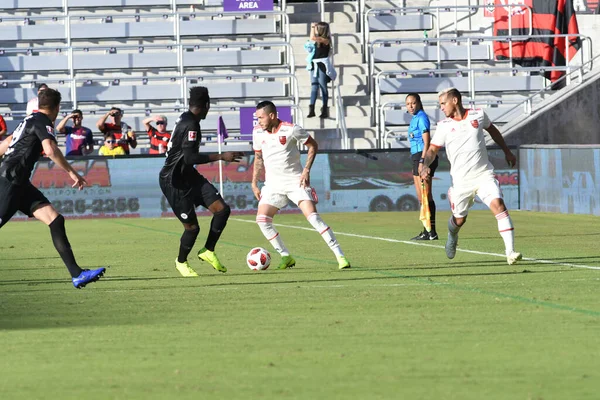 Flamengo Eintracht Frankfurt Orlando City Stadium Lördagen Den Januari 2019 — Stockfoto