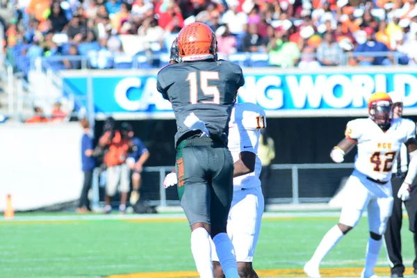 Florida Rattlers Enfrentan Bethune Cookman Wildcats Durante Los Clásicos Florida —  Fotos de Stock